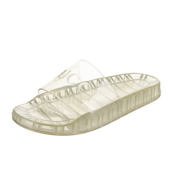 Gucci Printed Clear Sandals - Picture 1 of 5